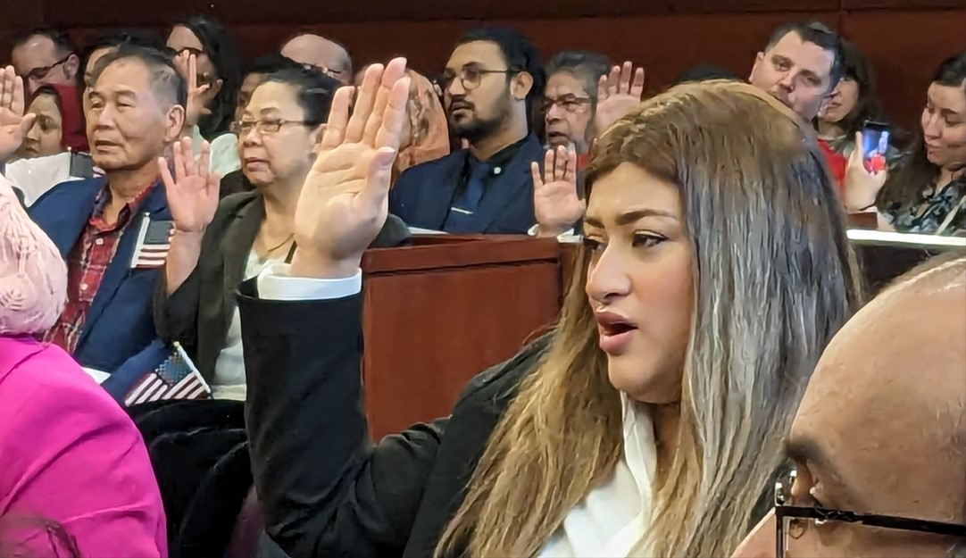 91 new Americans were naturalized at the Federal courthouse in Buffalo in May, 2023